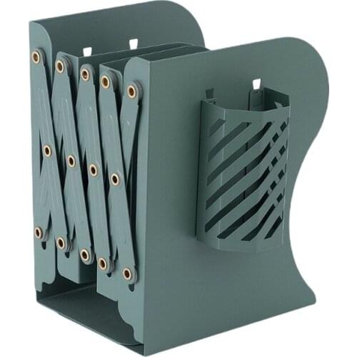 H05B Decorative Adjustable Bookends for Heavy Books Anti-Slip Metal Book Stoppers