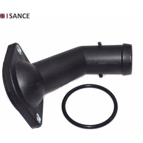 ISANCE Water Outlet Thermostat Housing Coolant Hose 06A121121C For Audi TT Quattro VW Golf Jetta Beetle 1999 2000 2001 2002-2006
