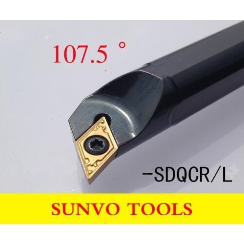 S08K/S10K/S12M-SDQCR07/SDQCL07 CNC Insert Carbide DCMT/DCGT 070204/070208 Lathe tool Internal Turning Tools