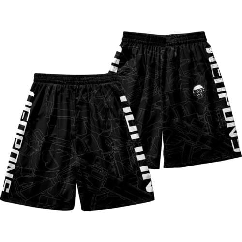 Couple Swimwear Swim Trunks Beach Sports Suit Quick Dry Short Women & Mens Black Print Boardshorts Bermuda Surf Swimming Shorts
