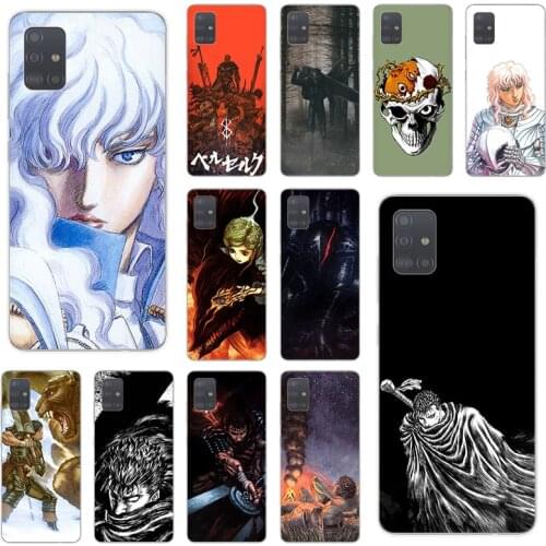 Guts Berserk Manga Soft TPU Phone Case For Samsung A50 A52 A51 A71 A41 A31 A32 A42 A21S A11 A72 A70 A22 A20e A30 A40 A12 Cover