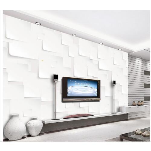 Custom Any Size Mural Wallpaper 3d wallpaper three-dimensional geometry Art Mural for Living Room Large Painting