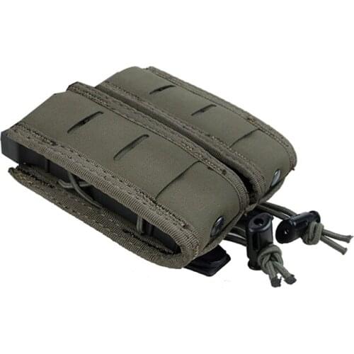New TMC3353-RG Double Clip Bag Accessory Bag with MOLLE Quick Release Tape
