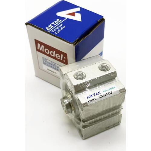 Original AirTAC Compact Cylinder SDA40X15 Bore 40mm Stroke 150mm Pneumatic Air Cyilnder