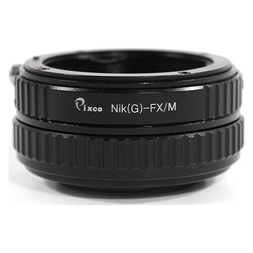 Pixco Adjustable Macro to Infinity Lens Adapter Suit For Nikon G Lens to Fujifilm X X-A5 X-A20 X-A10 X-A3 X-A2 X-A1 X-T2 X-E3 X