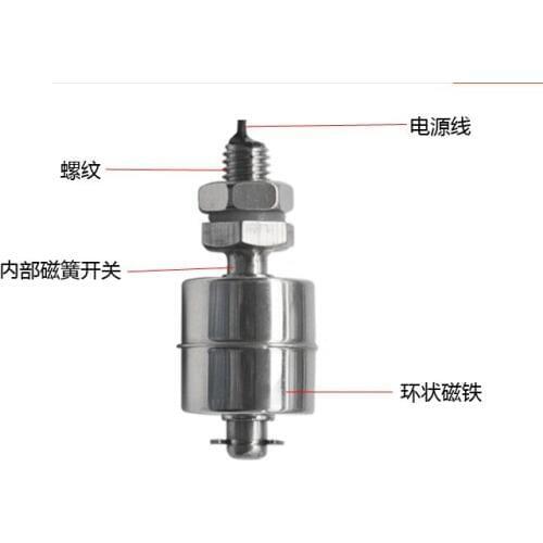 Mini Stainless Steel Float Switch,Luqid Level Control Sensor 110V 220V AC/DC