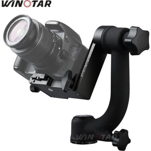 Pro 360 Degree Vertical Panorama Gimbal Tripod Head 1/4"Screw With Quick Release For Camera Telephoto Lens Vs Beik Bk-45