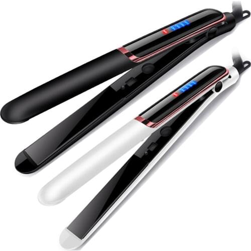 LED Display Professional Hair Straightener Curler Hair Flat Iron Negative Ion Infrared Hair Straighting Curling Iron Corrugation