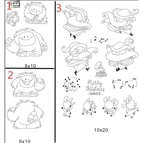 Transparent Clear Silicone Rubber Stamp Seal DIY Scrapbooking photo Album A0779