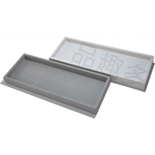Rectangle tray silicone molds cement plate moulds candle holder concrete molds handmade tray molds DIY cement fruit tray