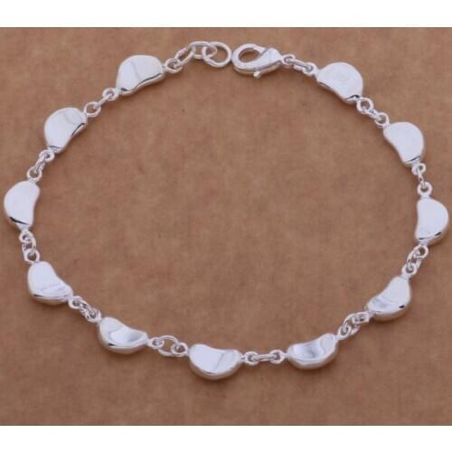 SL-AH066 Wholesale Silver Color Gift Women Lady Nice High Quality Fashion Jewelry All The Bright Heart /becajvja Adbaiuia