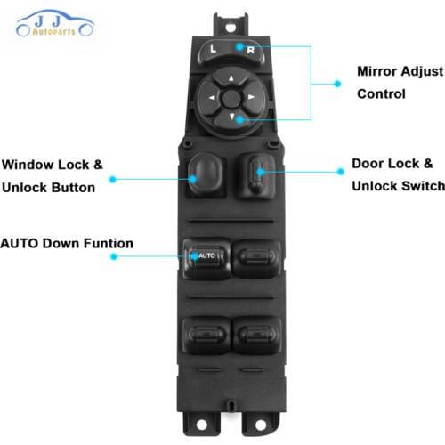 YAOPEI For Dodge Ram 1500 2500 3500 Driver Master LEFT Power Window Switch 5GU34DX9AB 68171680AA