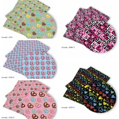 Huangtao Diy 50X150cm Love Printing Cartoon Character Pattern Double Brush Poly Fabric By Yard 100% Polyester Fabric