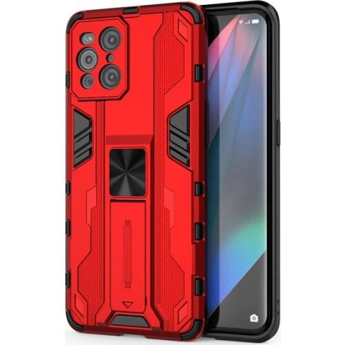 Shockproof Bumper Ring Holder Phone Case For Oppo A55 A93 A74 A94 5g Transparent Acrylic Back Cover For Reno 5 Realme C20 8 Pro