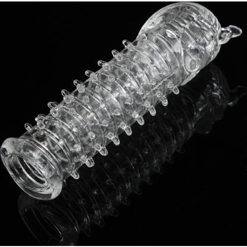 Candiway Penis Extension sleeve Egyptian Pharaoh head Sex Products dick Cock Rings Delay Extender Reusable Penis Sleeve For Men