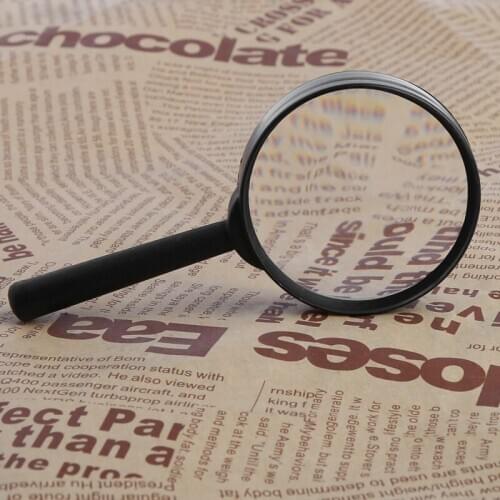 Magnifier 60mm Hand Held 5X Magnifying Loupe Reading Glass Lens B95A