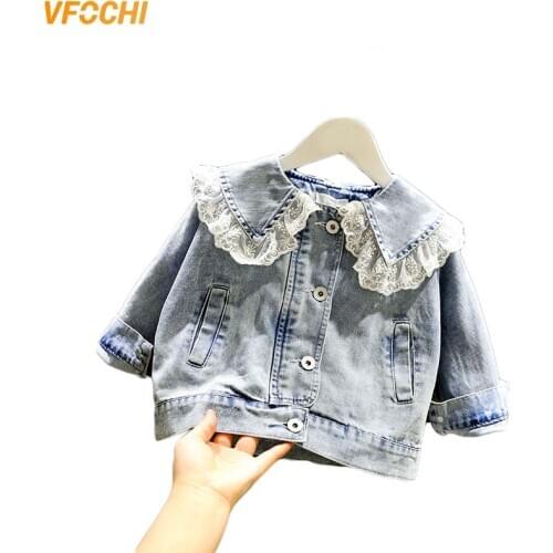 Джинсовые куртки для девочек VFOCHI China At AliExpress