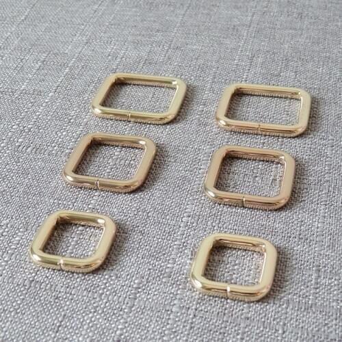 10pcs 15mm 20mm 25mm webbing metal hardware belt buckle for bag handbag straps clasp pet dog leash lead garment DIY accessory