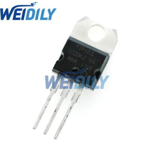 10PCS/Lot TIP122 Transistor tip122 Complementary NPN 100V 5A TO-220 New