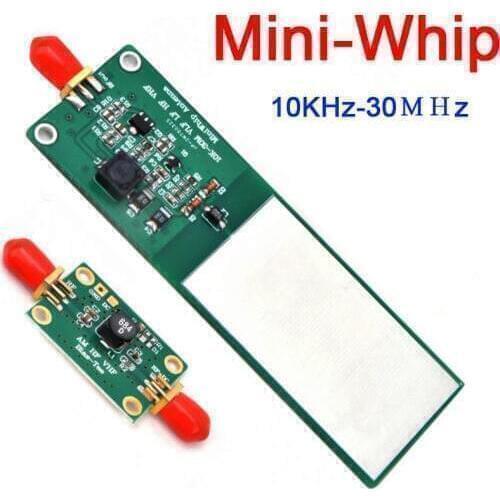 MiniWhip Active Antenna 10kHz - 30MHz mini whip shortwave Antenna + AM HF VHF BIAS TEE FOR short wave RTL-SDR receiver