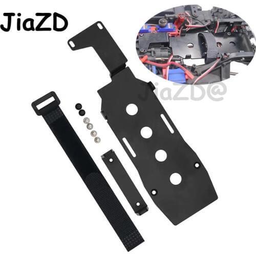 RC Car Aluminium Alloy Metal Battery Mounting Plate Tray for 1/10 RC Crawler Car Traxxas TRX-4 TRX4 RC Car Accessories Y09