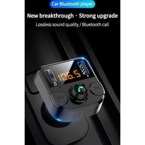 Car FM Transmitter Modulator Bluetooth 5.0 Car Kit With 3.1A Dual USB Charger Auto Audio MP3 Player Car FM Transmiter Handsfree
