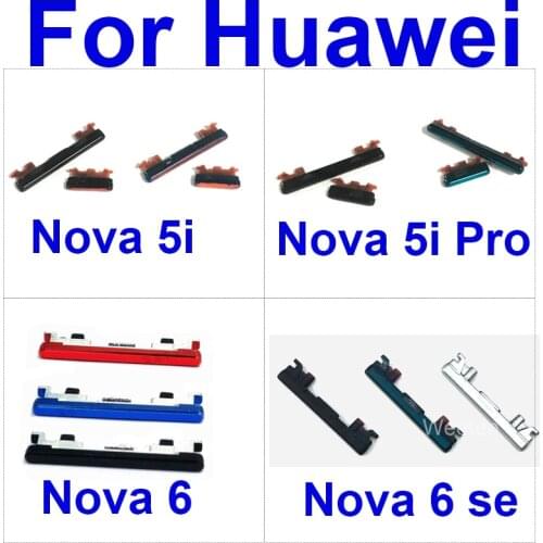Power Volume Button Flex Ribbon Cable For Huawei Nova 3i 4 4e 5i Pro Lite Up Down Audio Control Button Repair Replacement Parts
