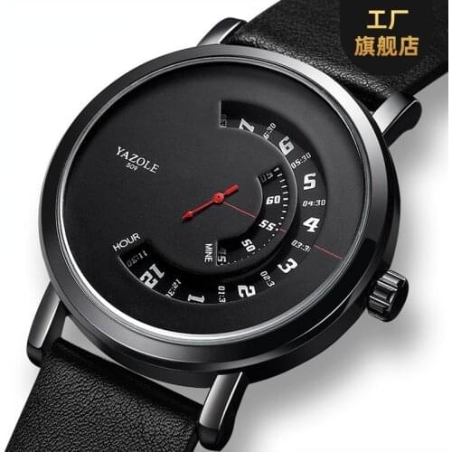 New Trend Fashion Men Watches Women Waterproof Turntable Luxury Quartz Watch for Men Anti-scratch Mirror Business Dress Watch