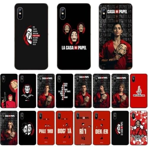 Money Heist spain tv lacasa de papel Phone Case for iPhone 11 12 pro XS MAX 8 7 6 6S Plus X 5S SE 2020 XR funda coque cover