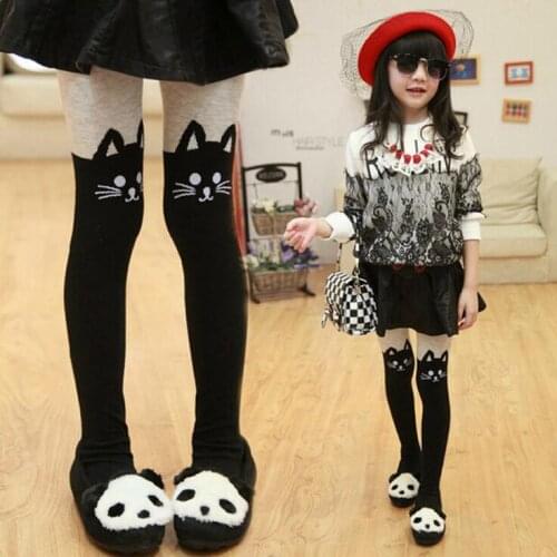 The Children dance tights for girl boys stock Kawaii StockingTotoro Cats knee high stockings girl tight boy
