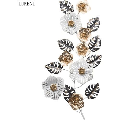 European-style Creative Light Luxury Sofa Background Wall Decorations Home Metal Wrought Iron Wall Decoration Wall Decoration