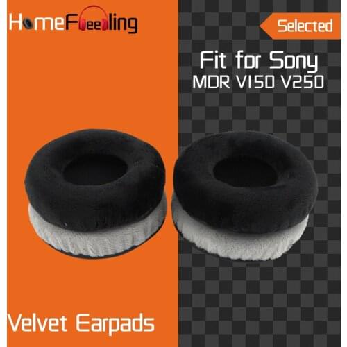 Homefeeling Earpads for Sony MDR V150 V250 Headphones Earpad Cushions Covers Velvet Ear Pad Replacement