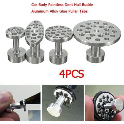 Car Automobile Repair Tools Auto Body Paintless Dent Hail Buckle Aluminum Alloy Glue Puller Tabs Remover 4pcs/Set
