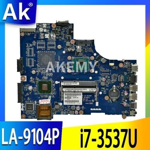 LA-9104P for DELL Inspiron 15 3521 5521 Laptop Motherboard LA-9104P i7-3537U original test 100% work