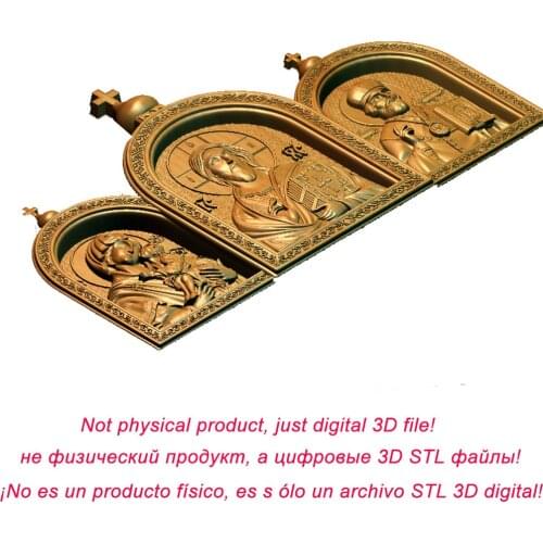 3D STL Model for CNC Router Engraver Carving Machine Relief Artcam aspire M6