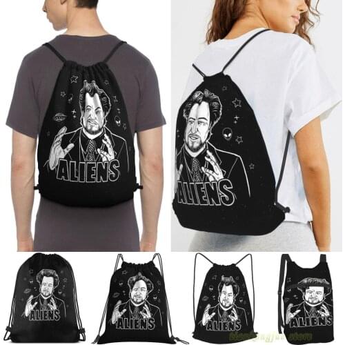 Men Outdoor Travel Drawstring Backpack Bags The Aliens Guy (Giorgio Tsoukalos) Women Sports Travel Bag Fitness Swimming Bag