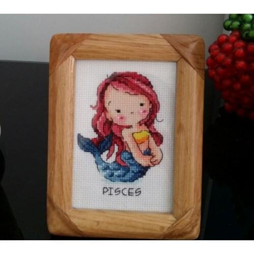 DMC thread cross stitch kit 12 constellatory 14ct count canvas stitches embroidery DIY handmade needlework plus