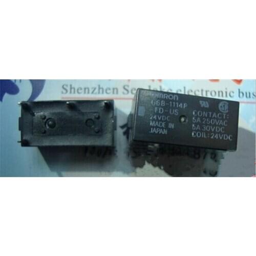 NEW relay G6B-1114P-FD-US-24VDC G6B-1114P-FD-US 24VDC G6B1114PFDUS-24VDC G6B1114PFDUS G6B-1114P 24VDC DC24V 24V DIP4 5pcs/lot