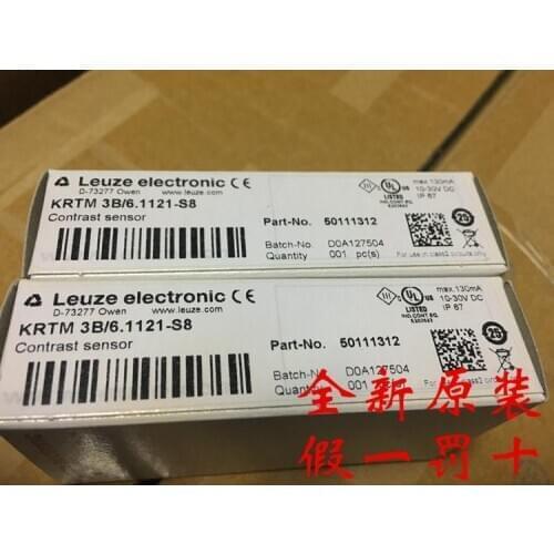 New brand original LEUZE color sensor KRTM 3B/6.1121-S8 Item No. 50111312