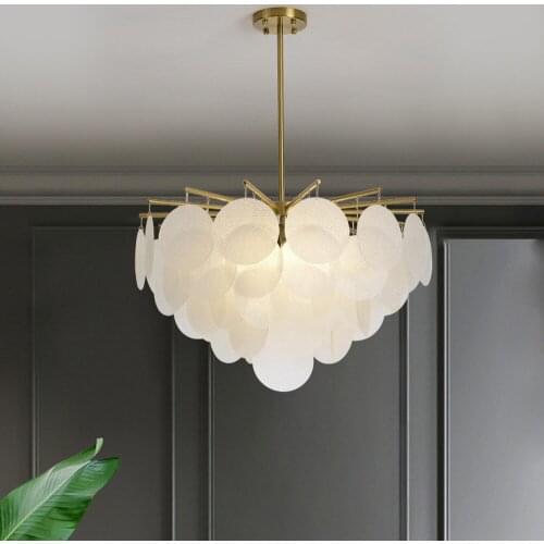Post-modern Crystal Chandelier Lighting Luxury Bedroom Decoration Hanging Lamp Living Room Restaurant Indoor Home Decor Lighting