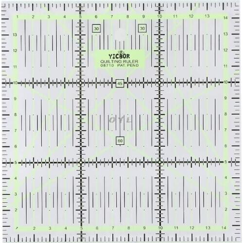 Transparent Quilting Sewing Patchwork Ruler Cutting Tool Tailor Craft DIY