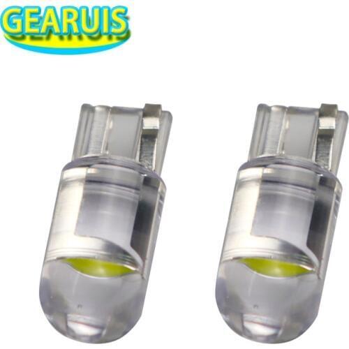 100pcs t10 F10 LED Bulb 20MA w5w LED Car 5W5 194 168 auto Motor interior Doom Reading lights Lamp 12V 6000k White Yellow Red