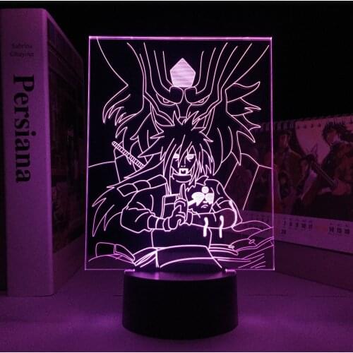 Madara Susanoo Anime Figure 3D LED Table Lamp Cartoon 7 Colors Changing Night Lights for Children Room Decor Birthday Gift Night