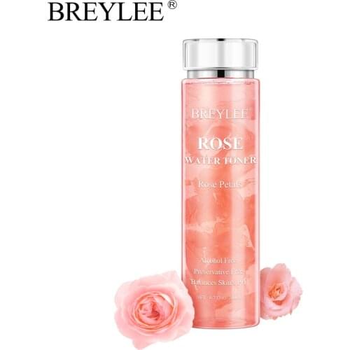 BREYLEE Rose Water Toner Hyaluronic Acid Moisturizing Nicotinamide Whitening Anti-age Brighten The complexion Repair The Skin