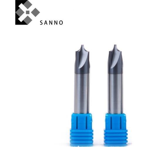 High precision 55 degree internal R milling cutter R0.3 - R6 inverted milling cutter tungsten steel end mills