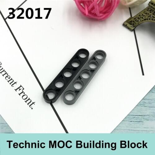 10PCS Technology building block parts compatible with Major Brand technology MOC parts 32017 1x5 thin beam