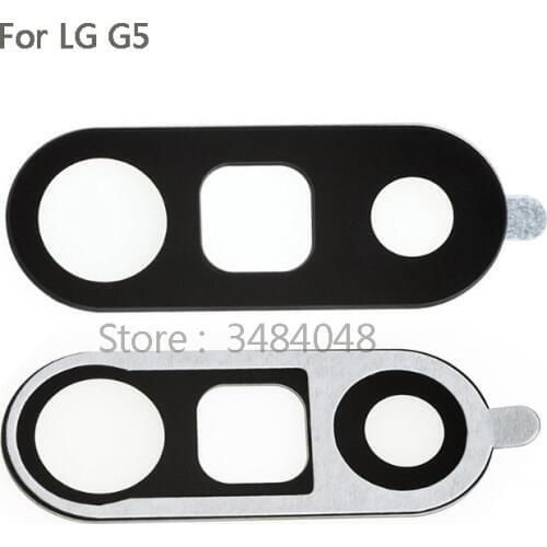 10 pcs/lot OEM Back Camera Glass Lens Cover With Sticker Adhesive Replacement For LG G5 H850 H820 H830 VS987 LS992