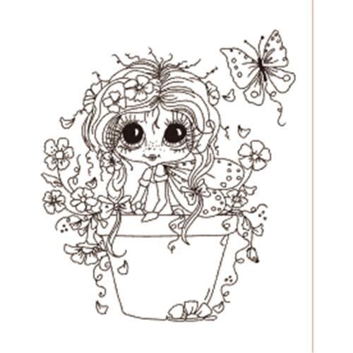 10x8 Flowers TBig ice cream ransparent Clear Stamps Silicone Seals for DIY scrapbooking photo album Card Making