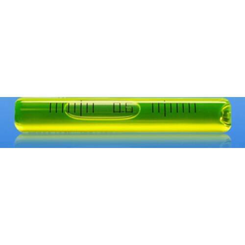12*72mm 2'/2mm Glass long tubular Bubble level water level meter spirit level measurement instrument