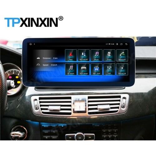 8+256G 1 DIN Car Radio Receiver Android 11 Auto For Mecerdes Benz CLS 2012 2013 2014 2015 GPS Navigation Video Player Head Unit